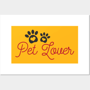 pet lovers Posters and Art